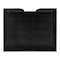 Dacasso Classic Black Leather 20" x 16" Conf. Pad Holder without Coaster Holders A1064 - alternate 3